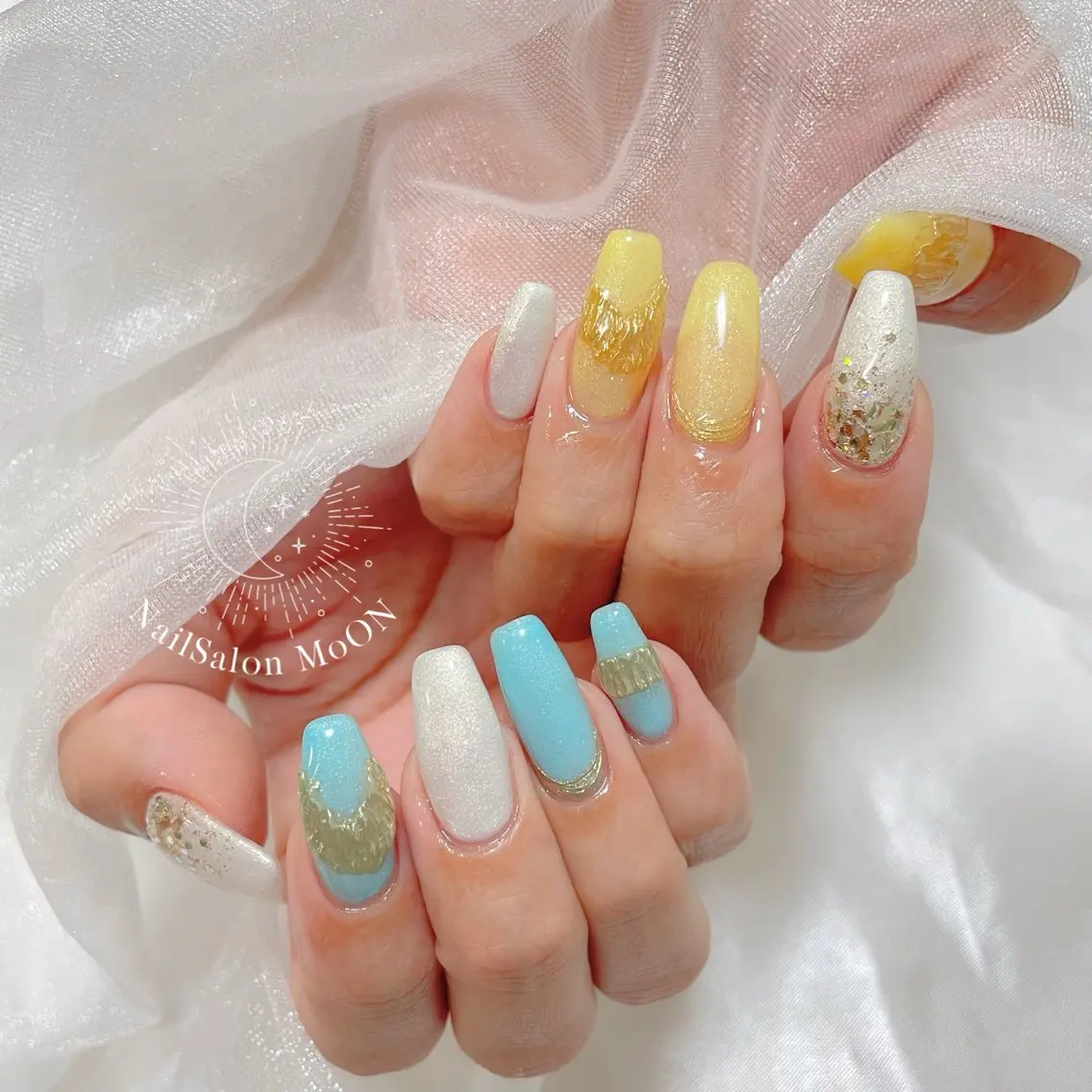 ネイル ハンドネイル ハンドケア MoON...❤︎ MeGuのネイルデザイン