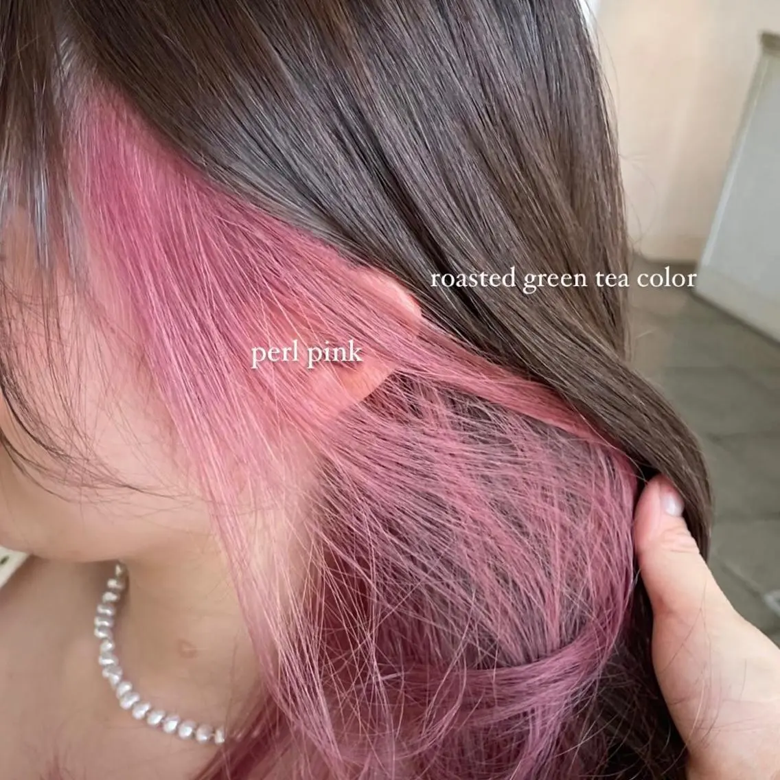 カラー 中村 帆花のヘアスタイル