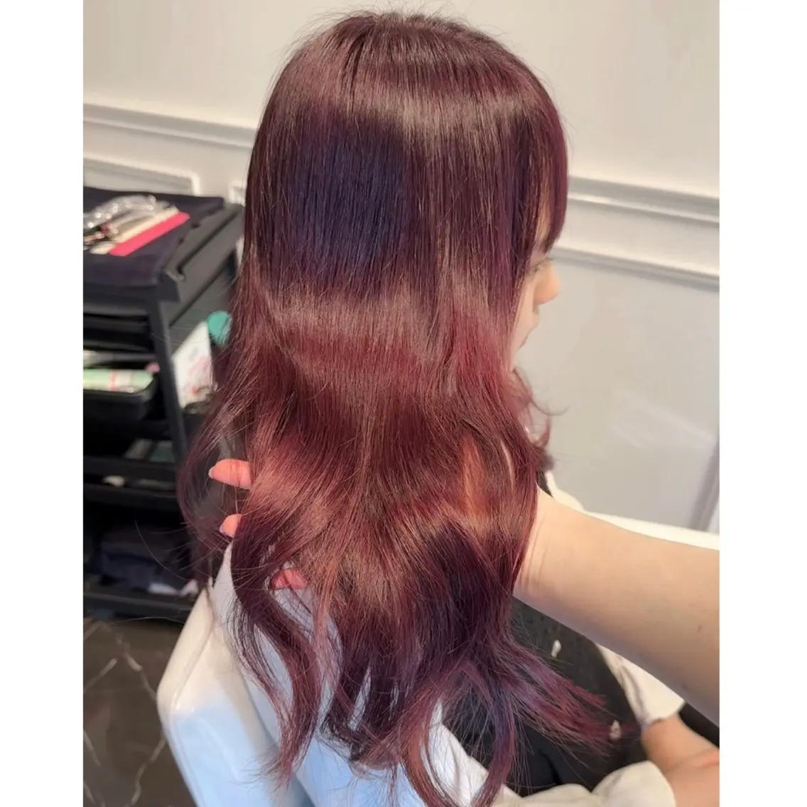 ロング カラー ブリーチ ヘアカラー miyu /トレンド カラー×艶髪のヘアスタイル