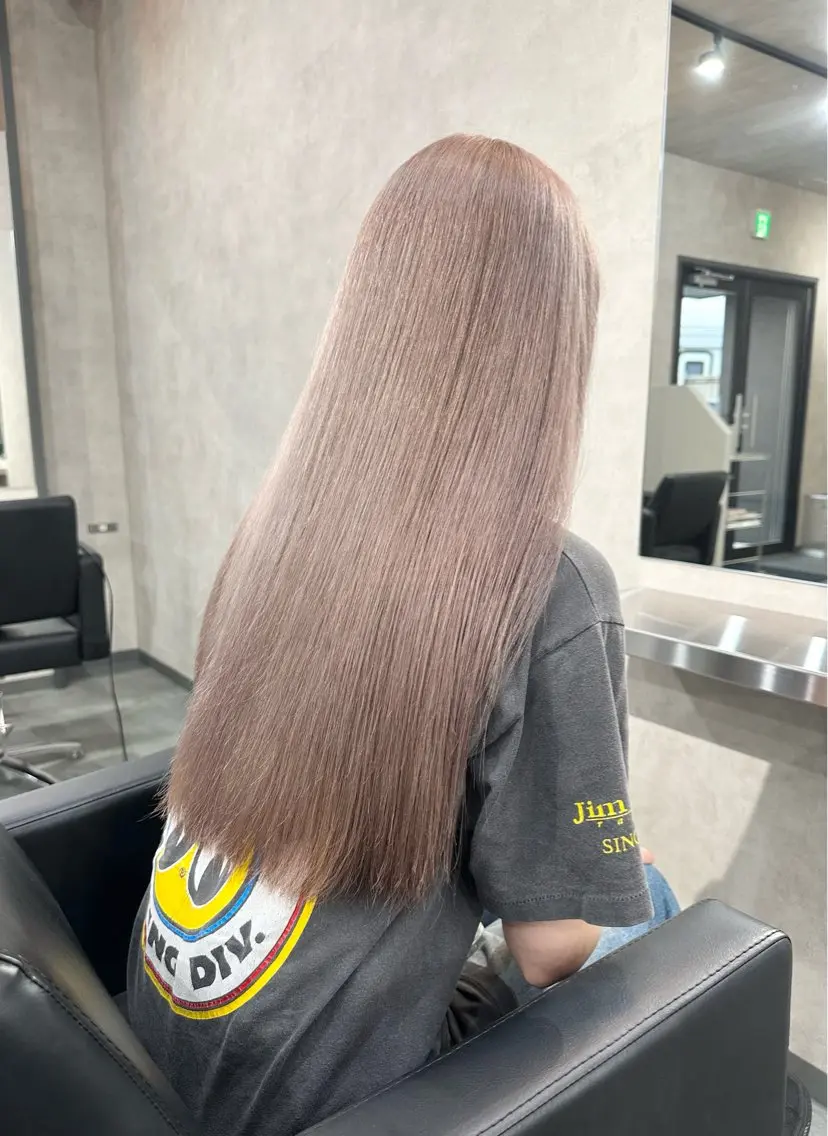 ブリーチリタッチ+カラーの写真