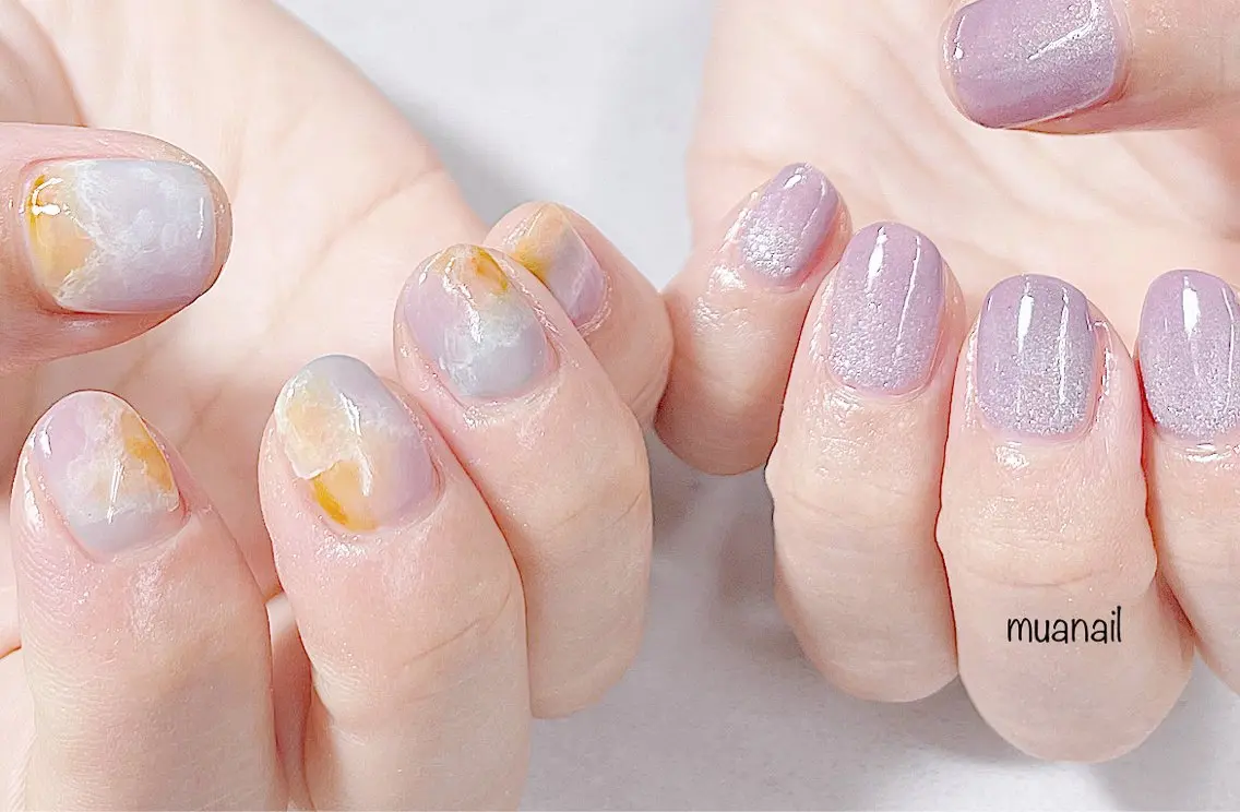ネイル ブルー 春ネイル その他(ネイル) mua nail mikiのネイルデザイン
