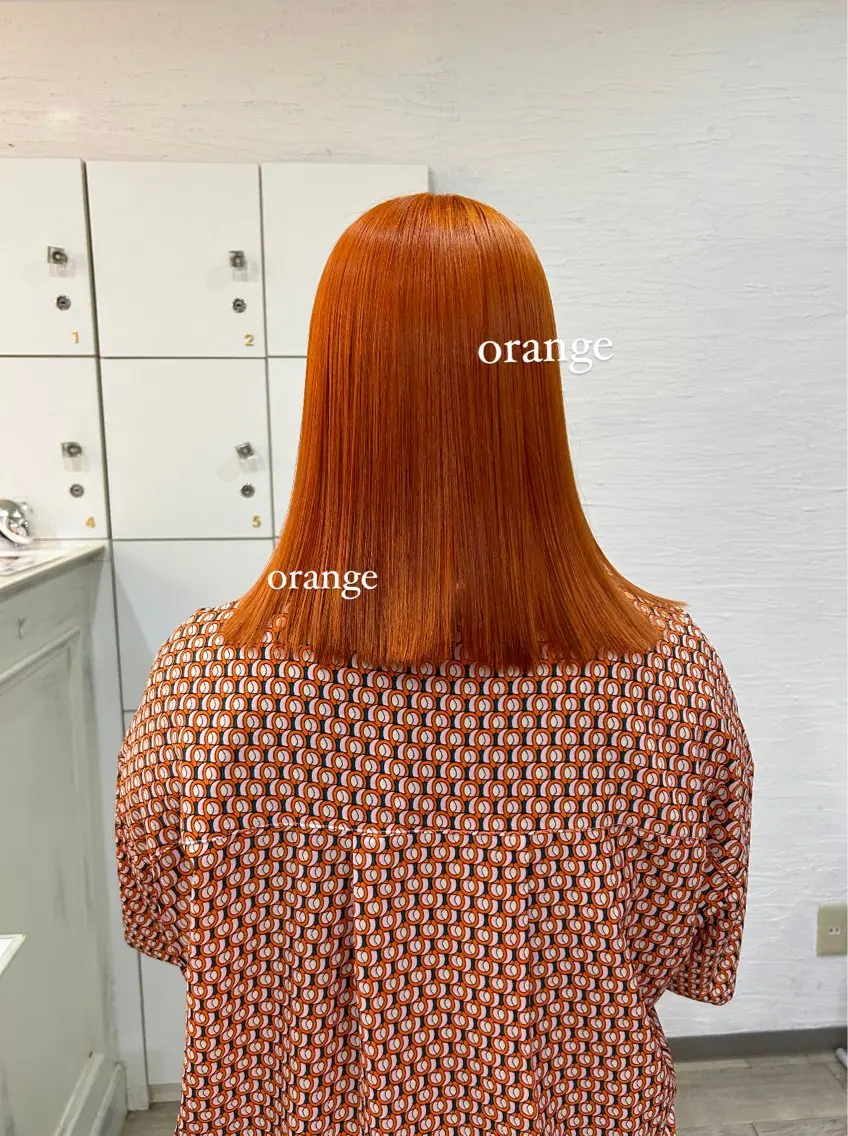 ミディアム カラー りん🧸透明感カラ ー/ヘアアレンジのヘアスタイル
