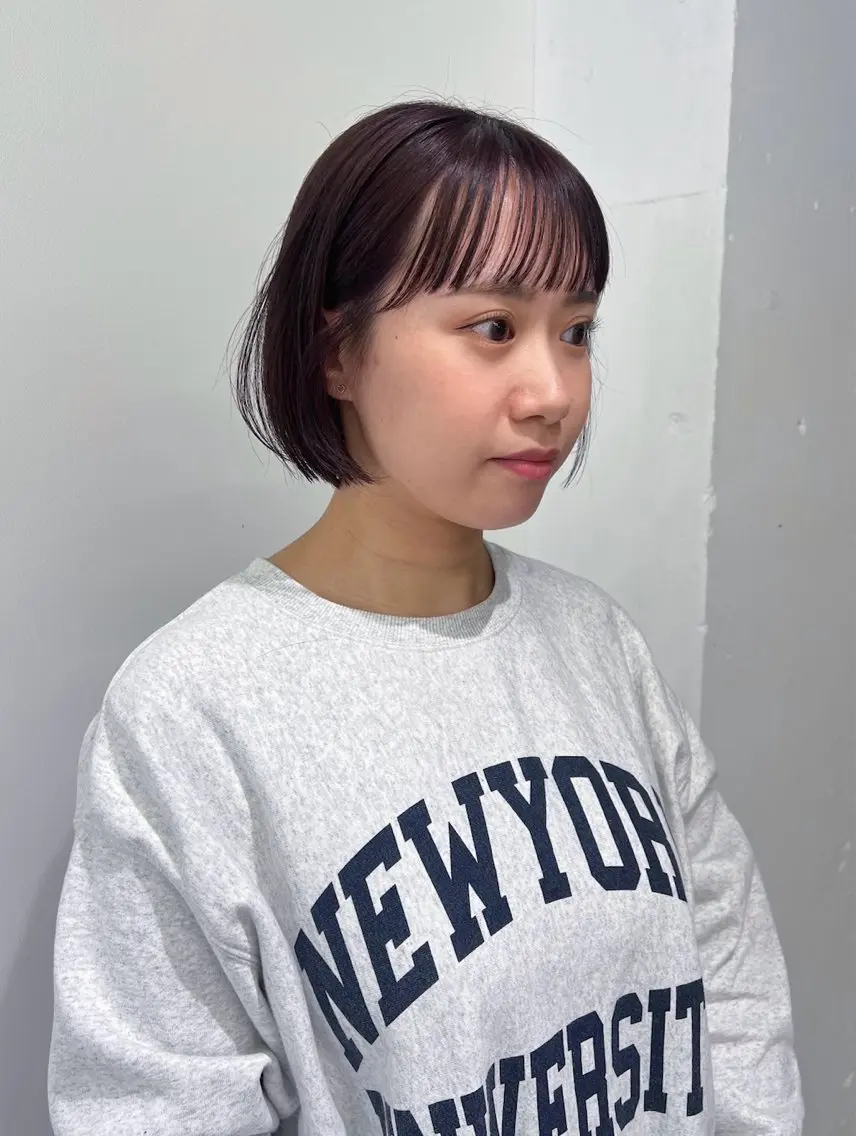 《梅雨対策》あほ毛直し表面部分ストレート+カット+トリートメントの写真