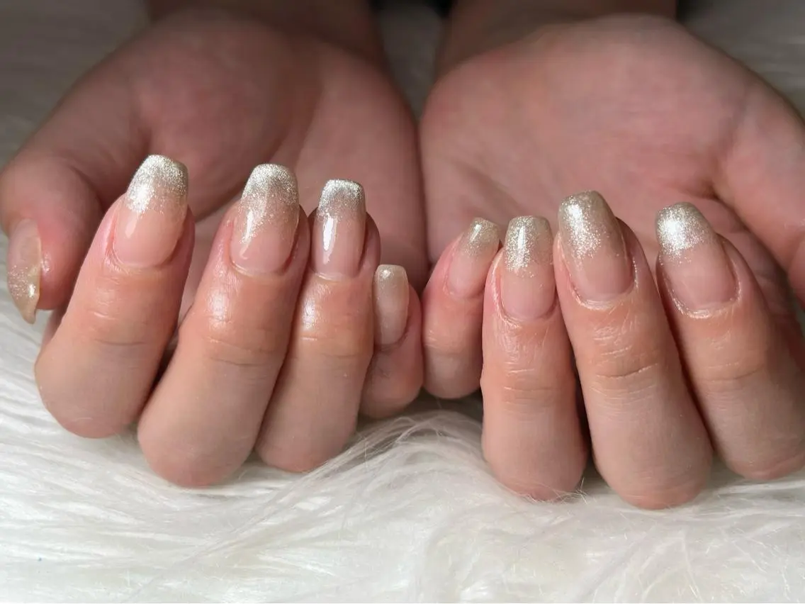 ネイル グラデーション マグネットネイル ハンドネイル Era nailのネイルデザイン
