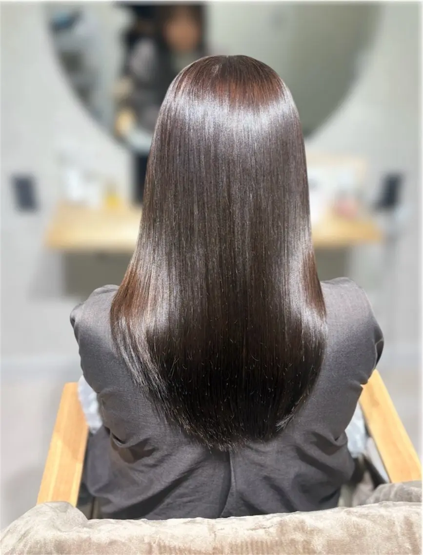 ロング 縮毛矯正 ✨NEW OPEN/ 美髪矯正/山田千里✨のヘアスタイル