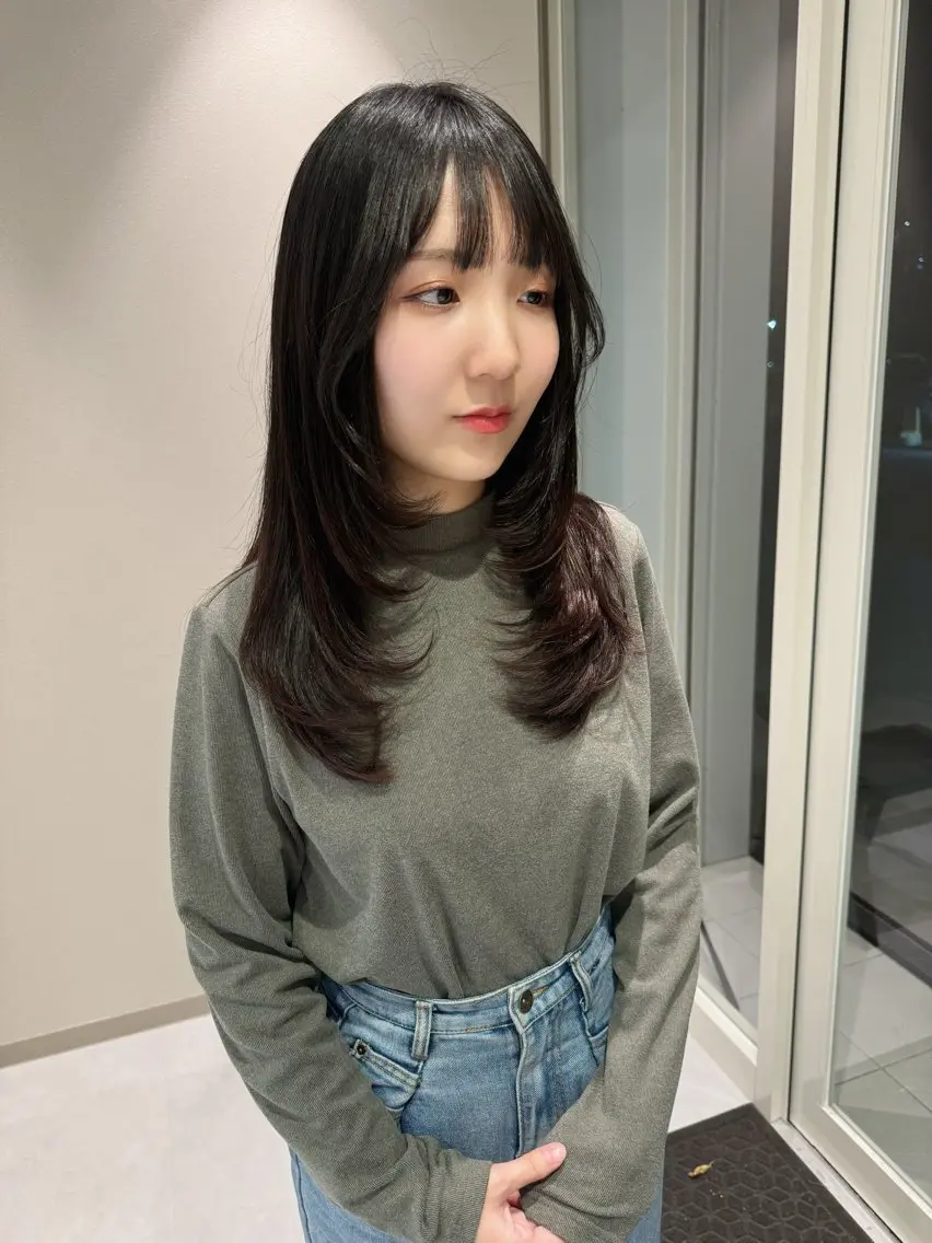 セミロング カット 縮毛矯正 トリートメント ✂️似合わせの魔術師 石田一樹✂️のヘアスタイル