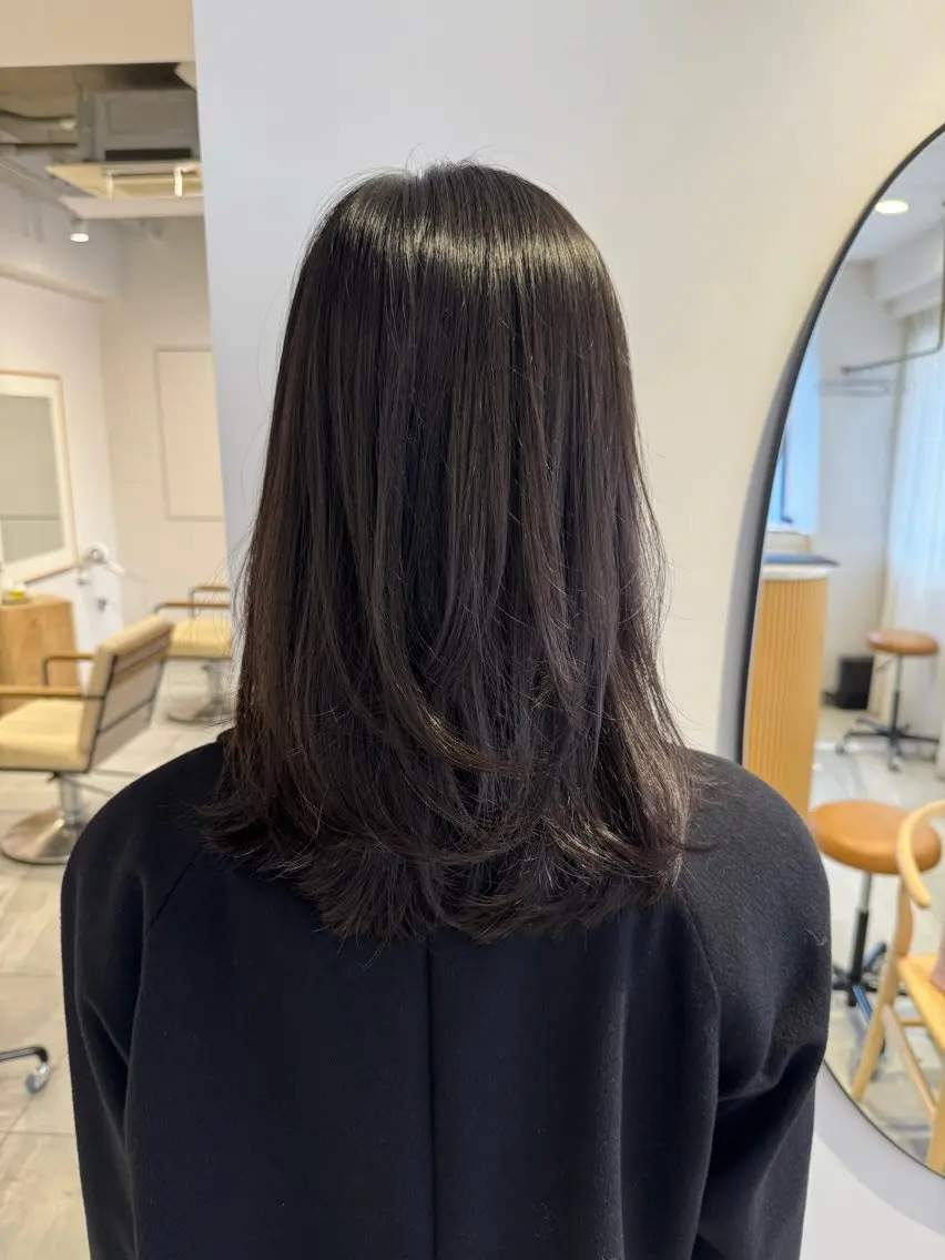 ミディアム 髪質改善ストレート Airi🪽🫧のヘアスタイル