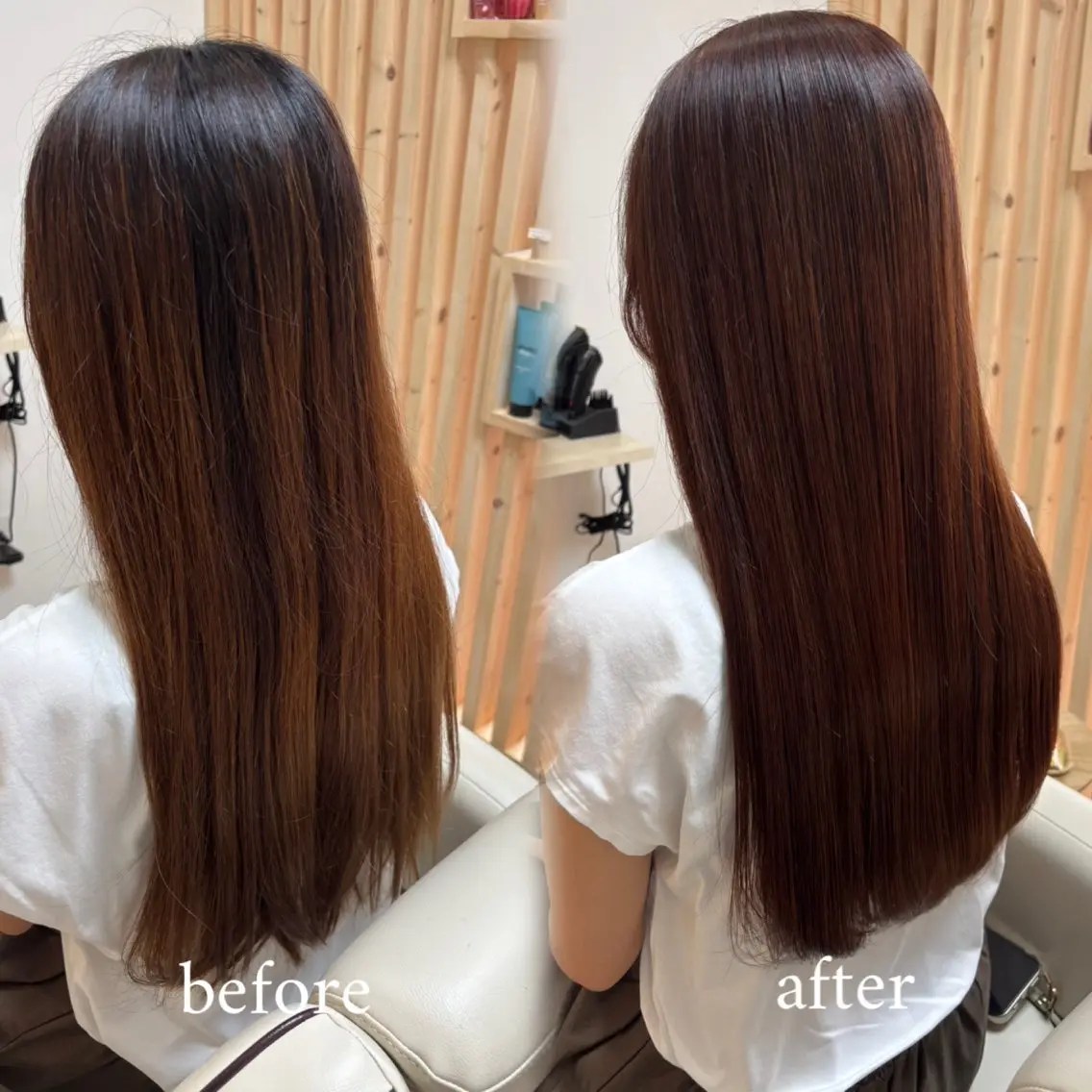 ロング カラー ヘアカラー トリートメント akane/大和田 駅/ Garanceのヘアスタイル