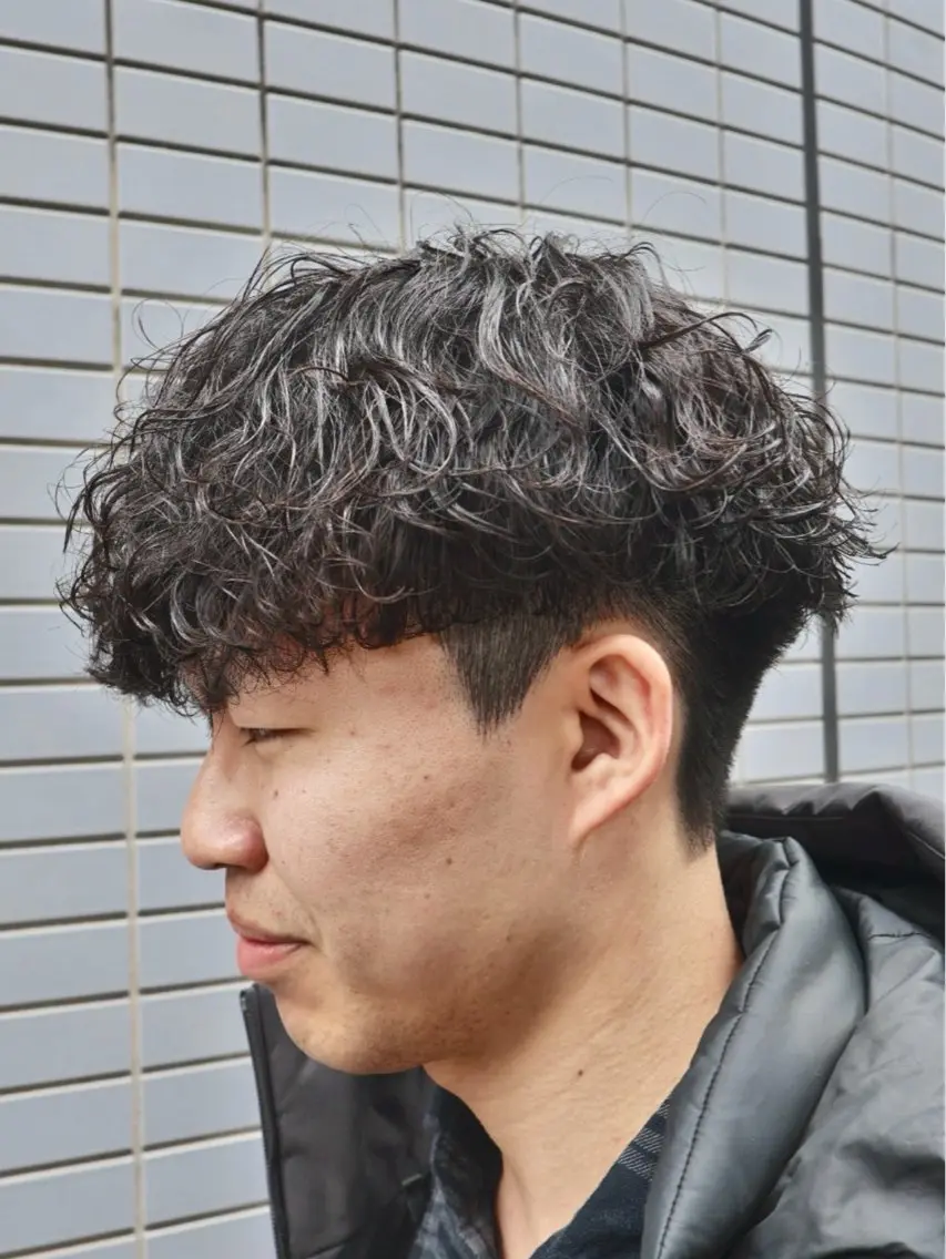 ショート パーマ スパイラルパーマ カット パーマ 梅田💥Cut/ Perm💥ふみのヘアスタイル
