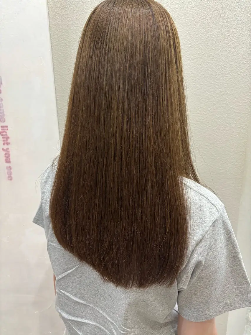 セミロング カラー ベージュカラー 透明感カラー オリーブベージュ カット ヘアカラー 大塚斗真(カ ットモデル募集🙌)のヘアスタイル