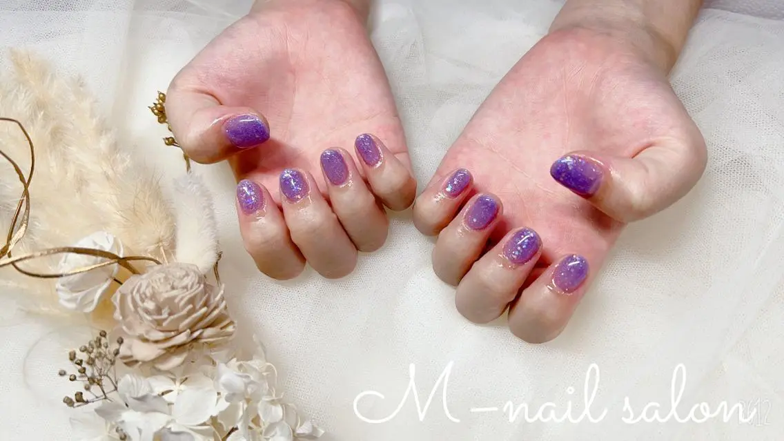 ネイル シンプルネイル M_ nail salonのネイルデザイン