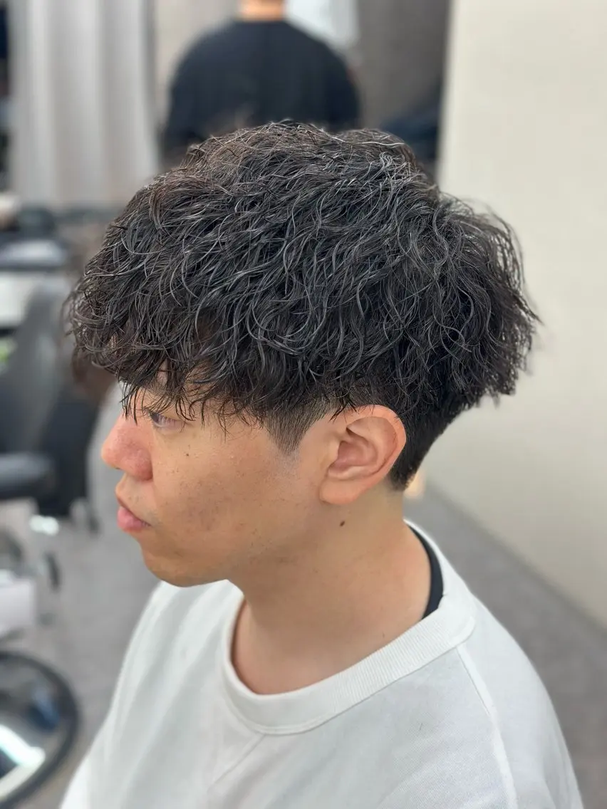 パーマ メンズ メッシュパーマ支持率 ◎大宮/隼也のヘアスタイル