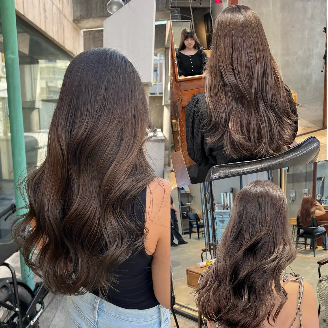 ロング カラー ヘアアレンジ ブリーチ 透明感カラー ダブルカラー ブリーチなしカラー カット ヘアカラー トリートメント レイヤー/艶髪矯正 🪐takushiのヘアスタイル