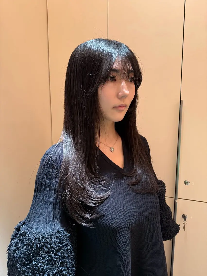 ロング カラー ヘアアレンジ カット トリートメント ヘッドスパ 艶髪/ボブモデル 募集🫧Terukaのヘアスタイル
