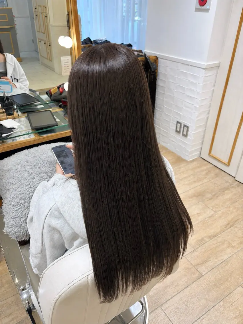 ロング カラー ヘアカラー トリートメント 🫧satomi🫧 /モデル募集中のヘアスタイル