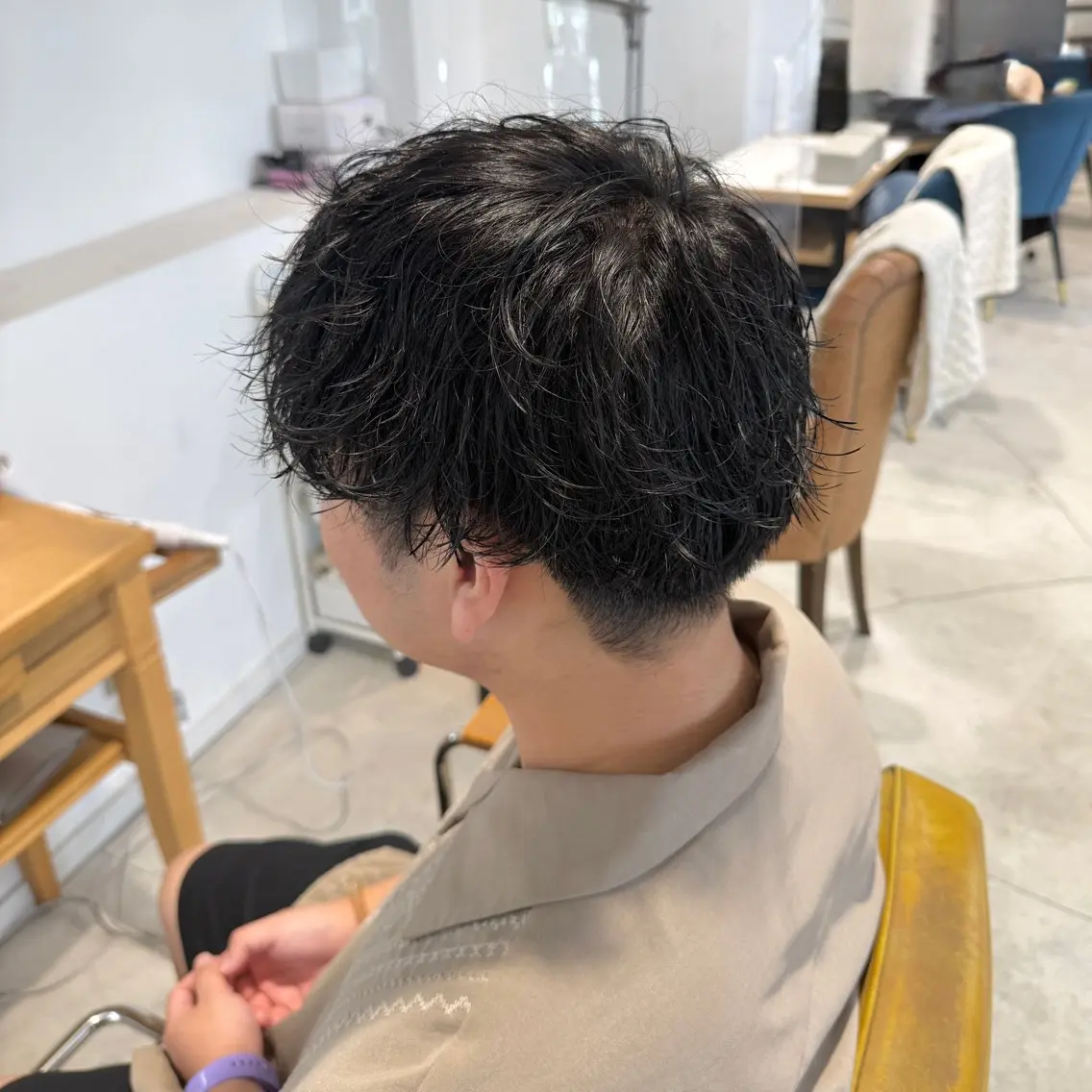 パーマ メンズ メンズパーマ カット パーマ ナギラ ヒビキのヘアスタイル
