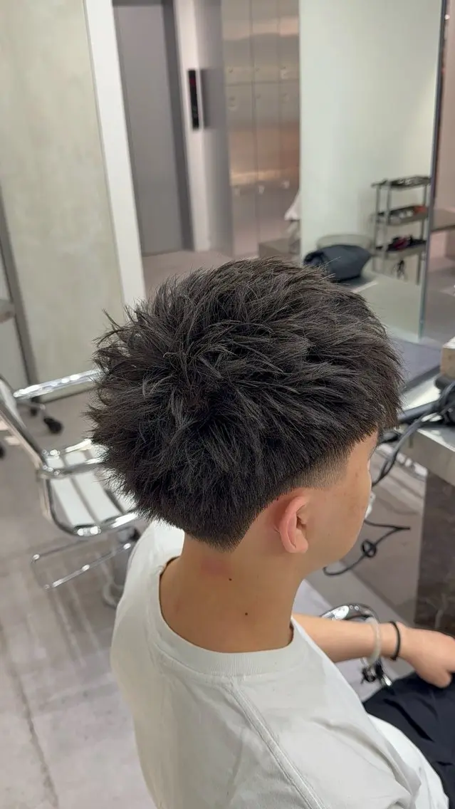 ショート メンズ メンズパーマ メンズ特化/フェード /パーマ/渋谷/千尋のヘアスタイル