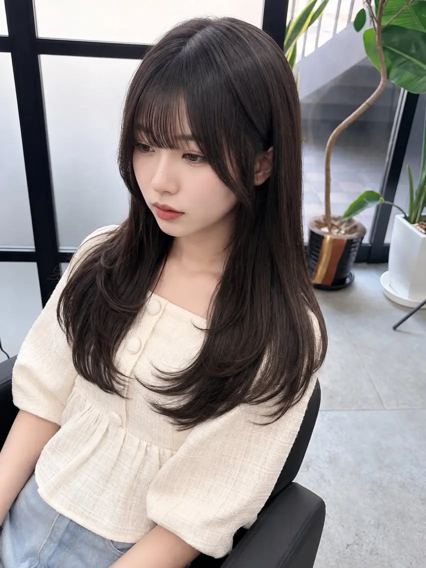 ロング 【韓国ヘア ×透明感カラー】芳川のヘアスタイル