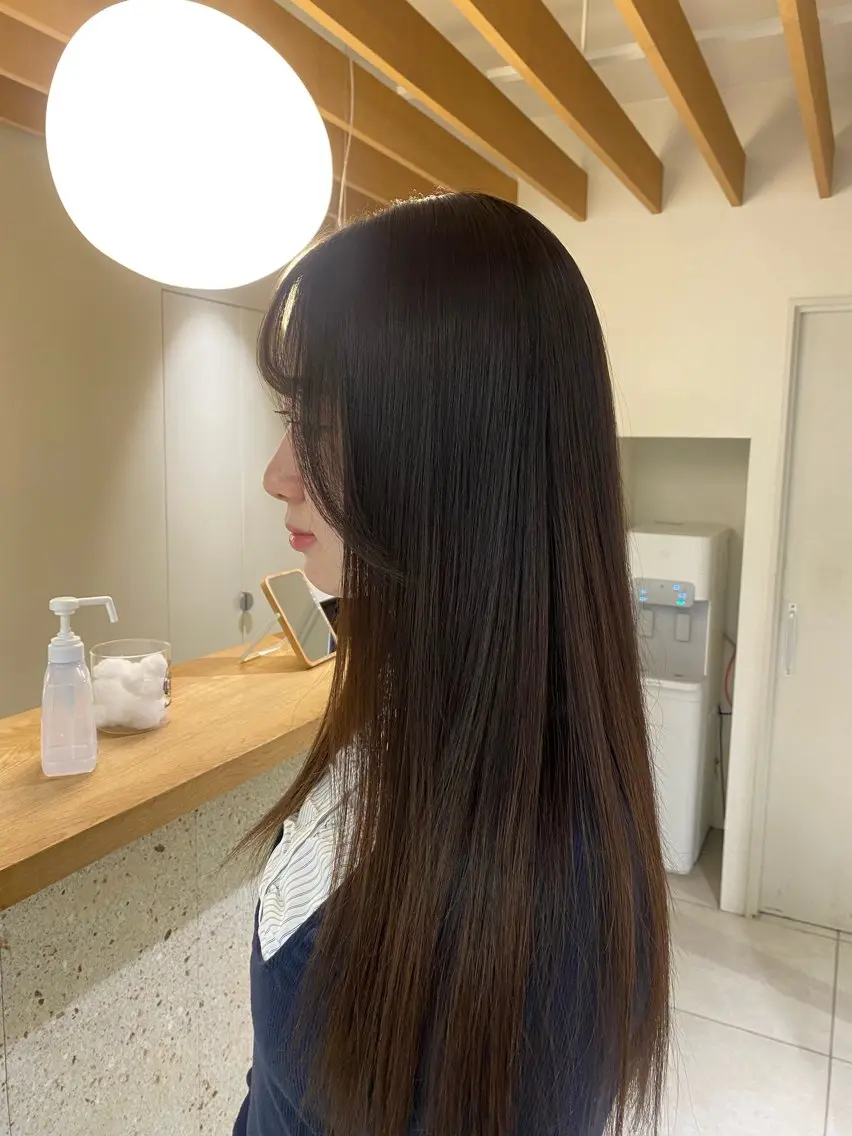 酸性ストレート+うる艶トリートメント🌙の写真