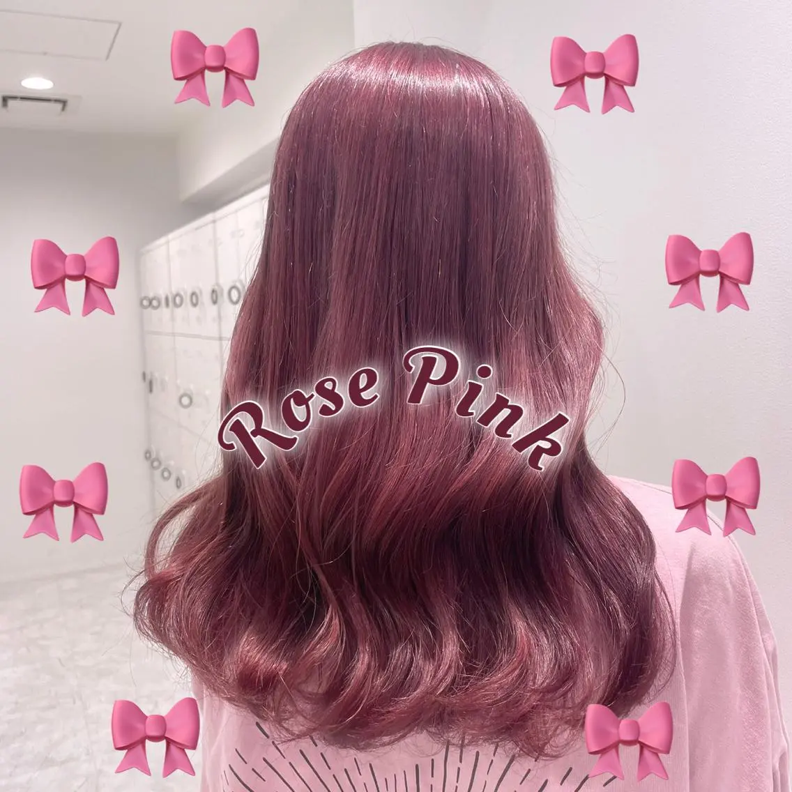 ミディアム ❤︎ワンホンガーリー なハイトーンヘア❤︎のヘアスタイル