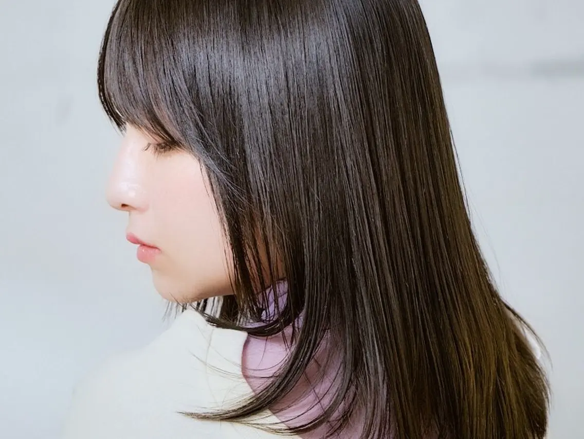 ミディアム Inity shojiのヘアスタイル
