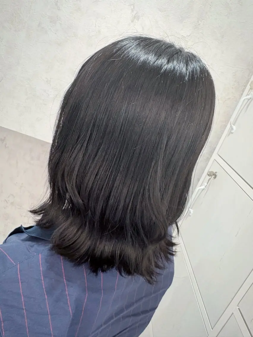 カラー 学生 ヘアカラー うる艶カラー/美髪 折戸光希のヘアスタイル