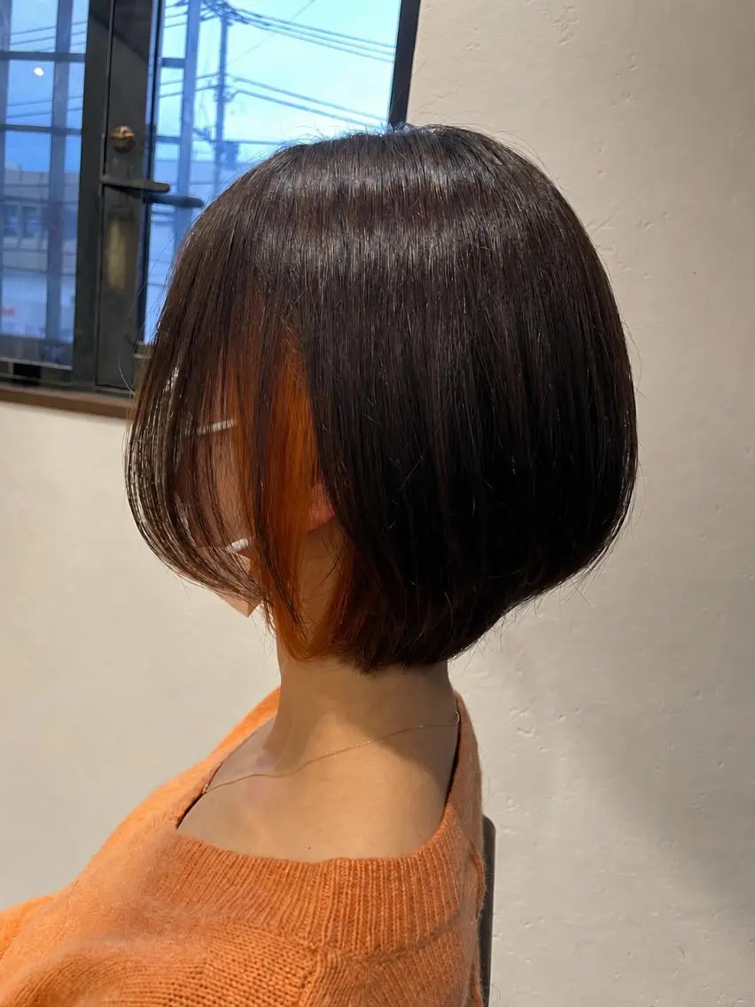【さりげなく可愛い♪】インナーカラー ワンブリーチ+オンカラー♪の写真