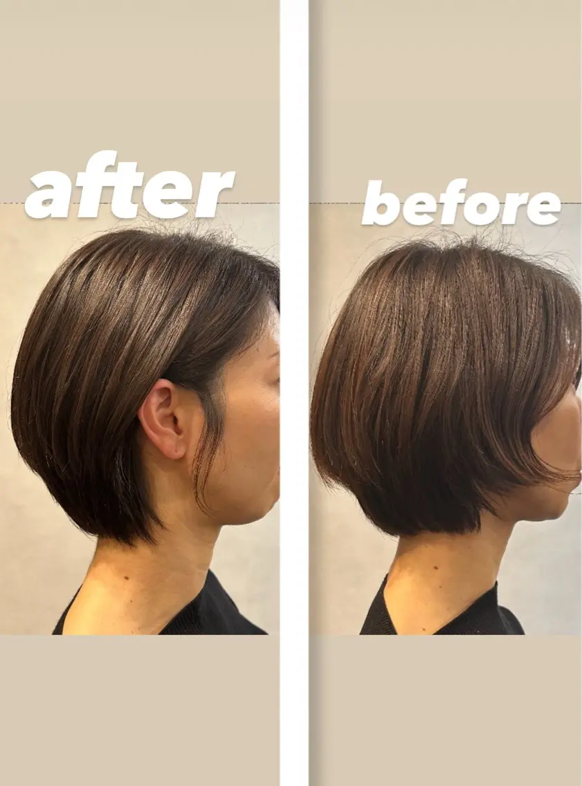 ショート カラー 小顔カット トリートメント カット ヘアカラー トリートメント 髪質改善 LIME 長野駅のヘアスタイル