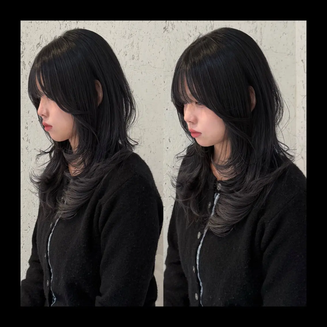 セミロング カラー ブリーチ 透明感カラー 韓国風ヘア カット ヘアカラー 縮毛矯正 トリートメント mai / linoah˚✧のヘアスタイル