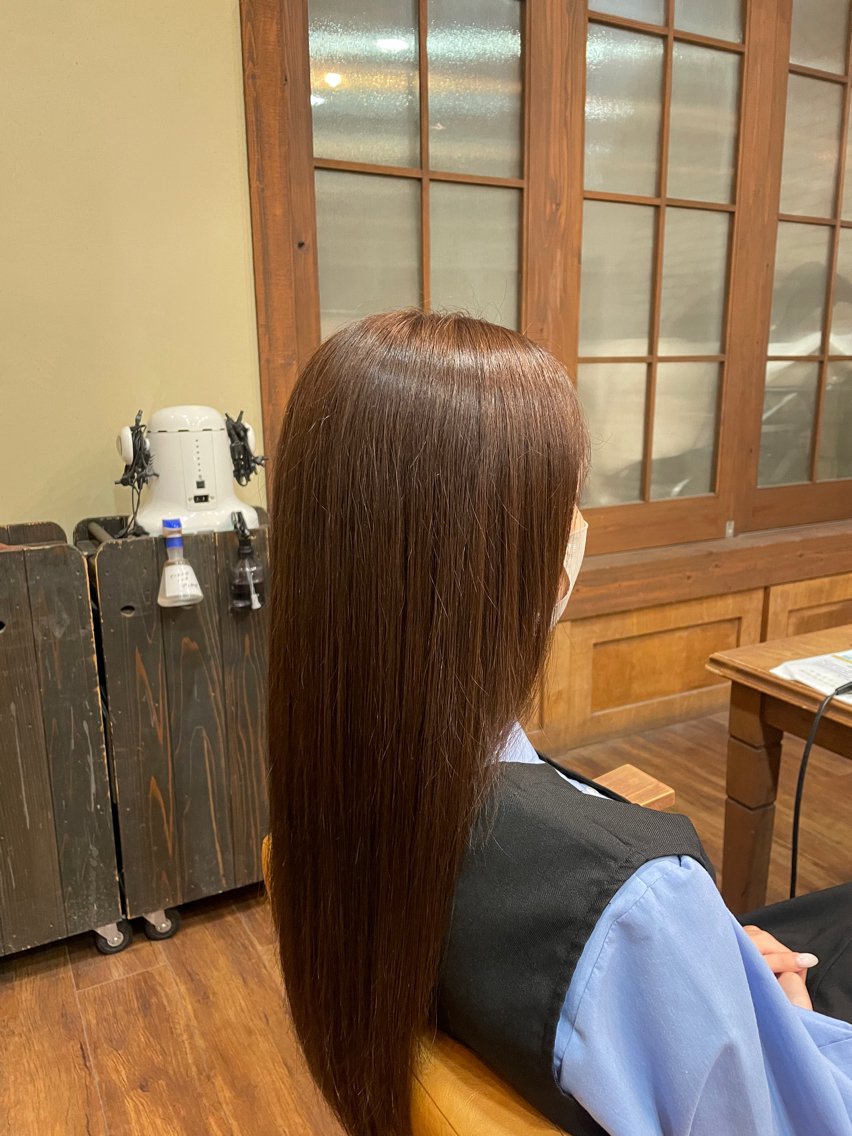ロング カラー オリーブカラー ヘアカラー Satsuki‎🤍 /カラーモデル募集中のヘアスタイル