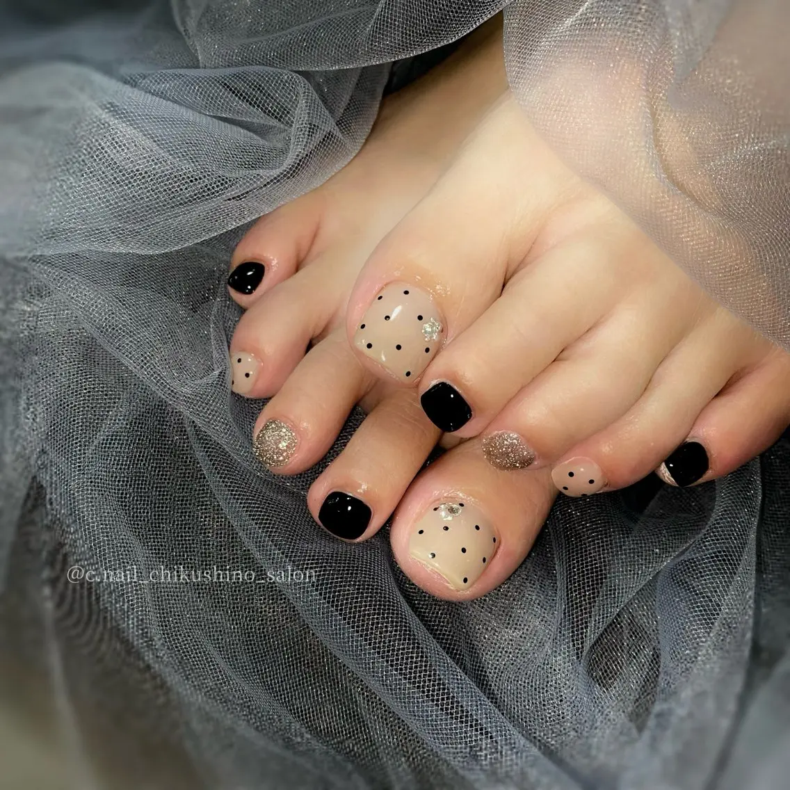 ネイル フットネイル C.Nail &Eyeのネイルデザイン