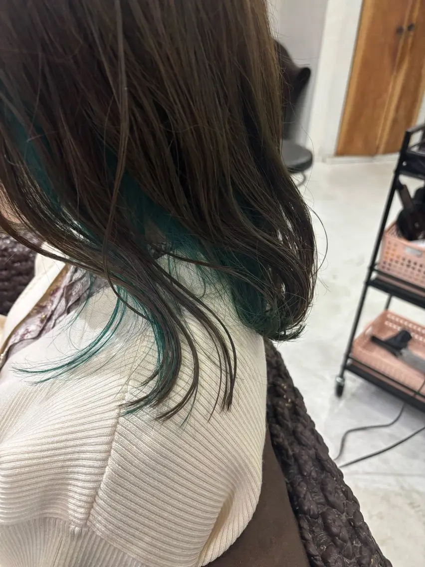 カット✂️＋インナーカラー💙の写真
