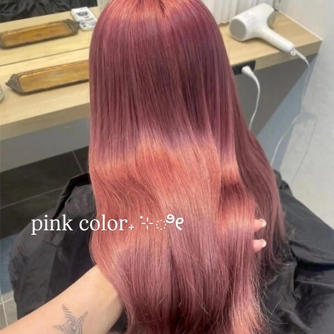 ロング カラー カット ヘアカラー トリートメント レイヤー/暖色カラー 🎀はるのヘアスタイル