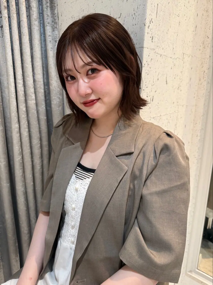ショート カラー 似合わせカット カット ヘアカラー トリートメント mai / linoah˚✧のヘアスタイル