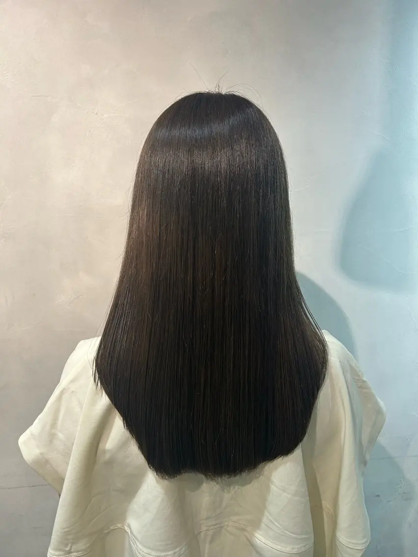 ロング カラー 透明感カラー グレージュ カット ヘアカラー トリートメント 渋谷/トレンドヘア 🦋🤍ふうかのヘアスタイル