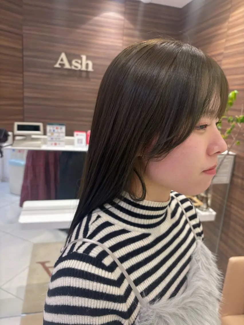 ロング カラー ヘアカラー ハイトーンカラー☁️ 西條 楓花のヘアスタイル