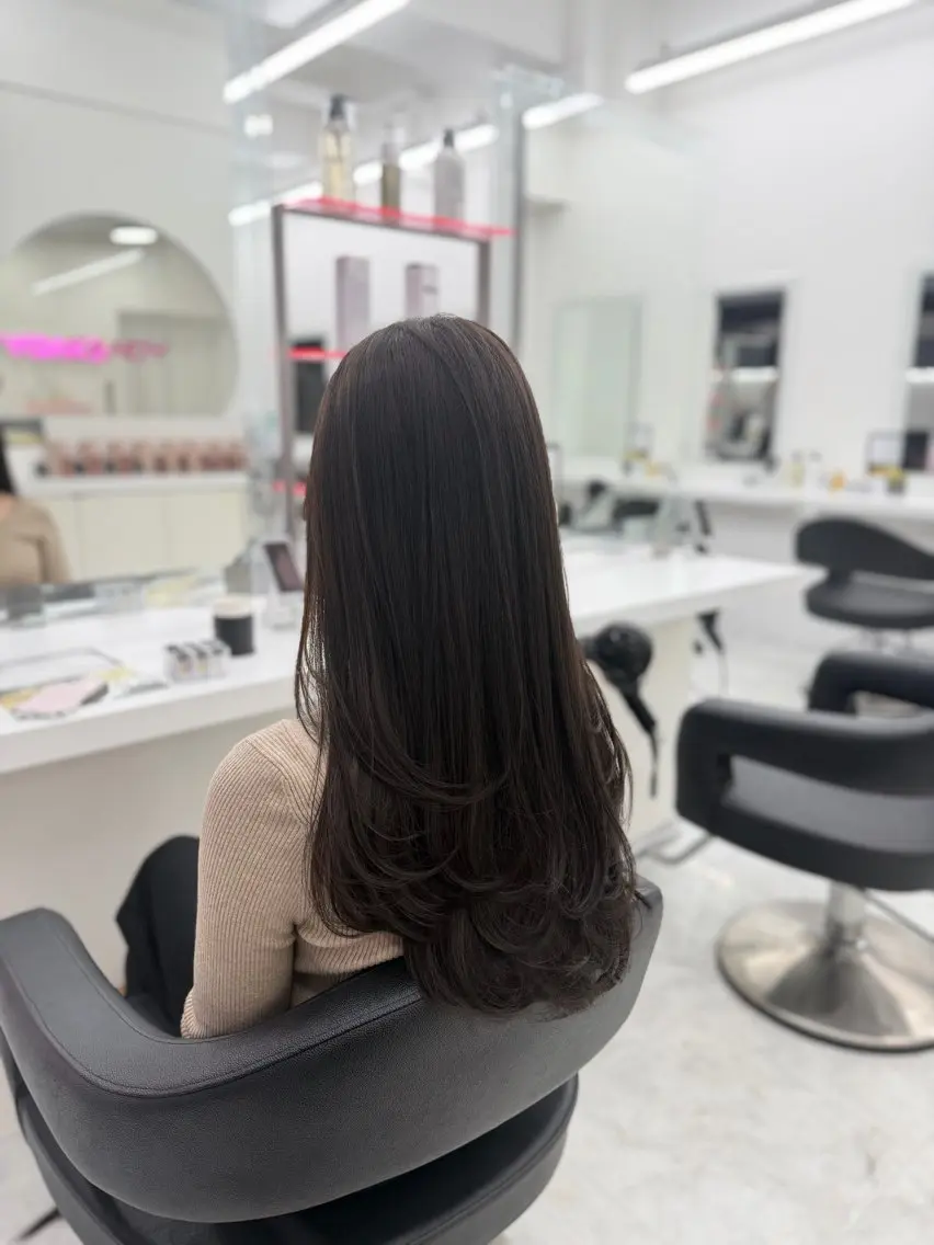 ロング カラー カット ヘアカラー 🤍レイヤー/顔周り /hirari🤍のヘアスタイル