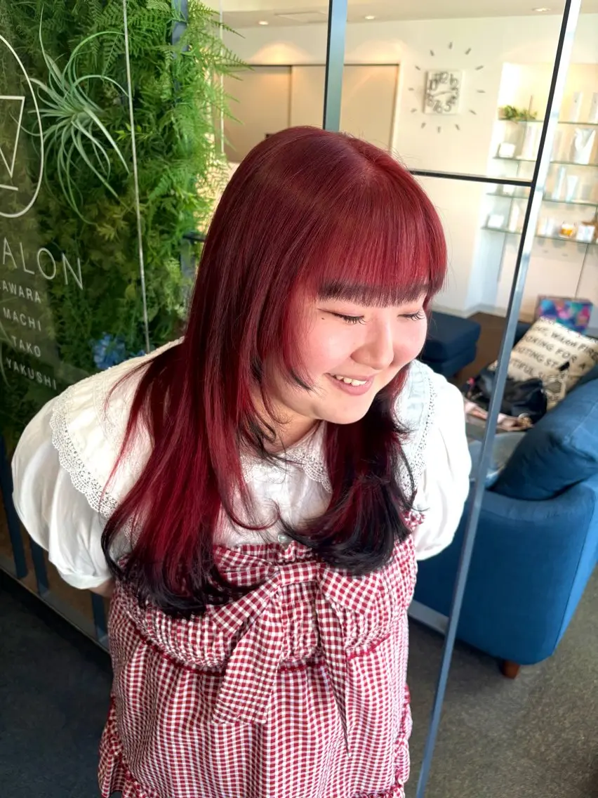 カラー カット ヘアカラー トリートメント yunosuke/艶 カラーw-salonのヘアスタイル