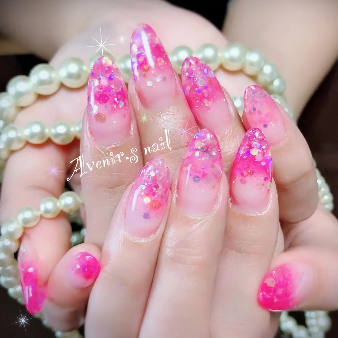 ネイル クリアネイル Home Salon Avenir.のネイルデザイン