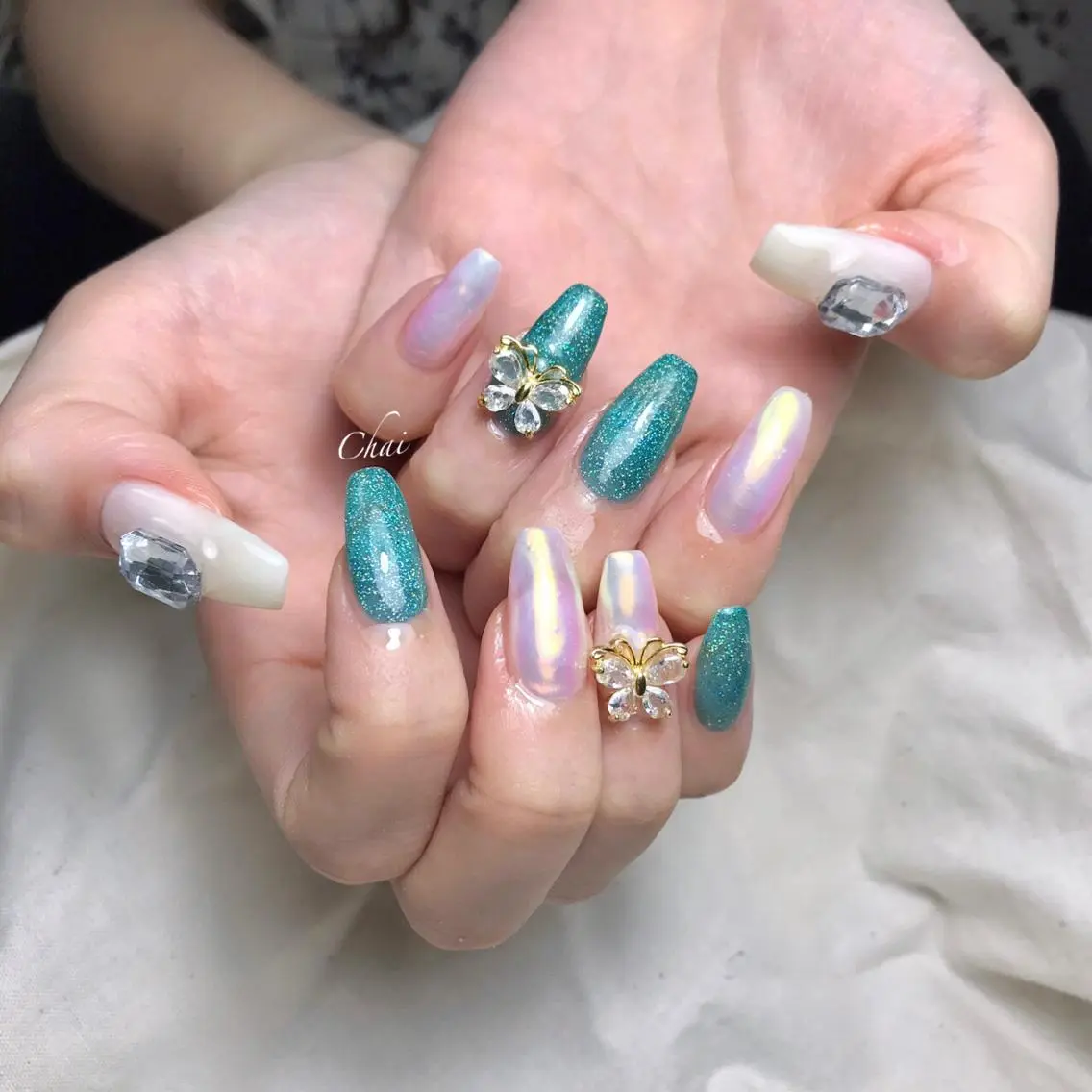 ネイル 持ち込み ハンドネイル chai nail _ai📍鶴橋のマツエク・マツパデザイン