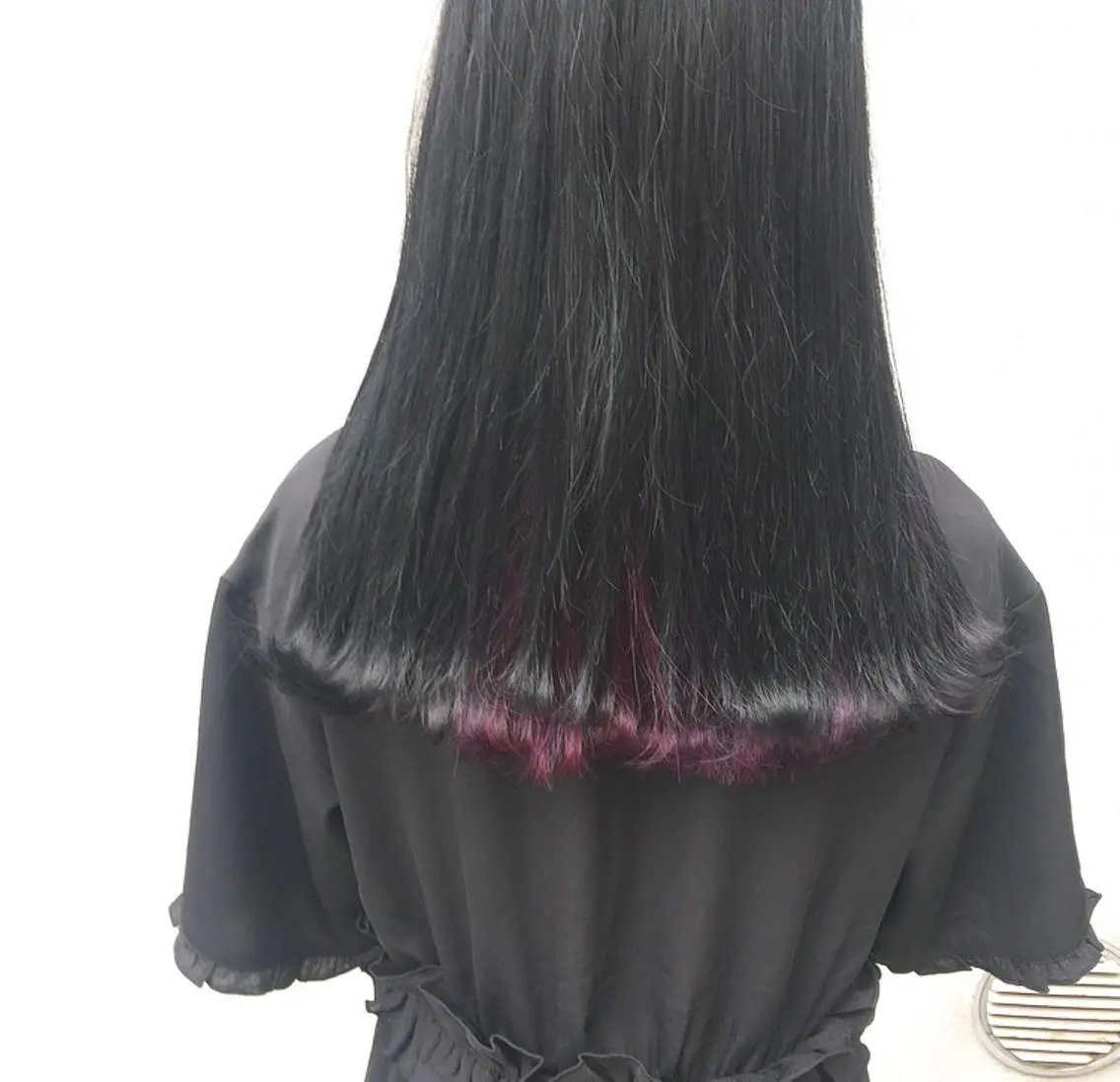 ロング カラー ブリーチ、パーマ 西部笑のヘアスタイル