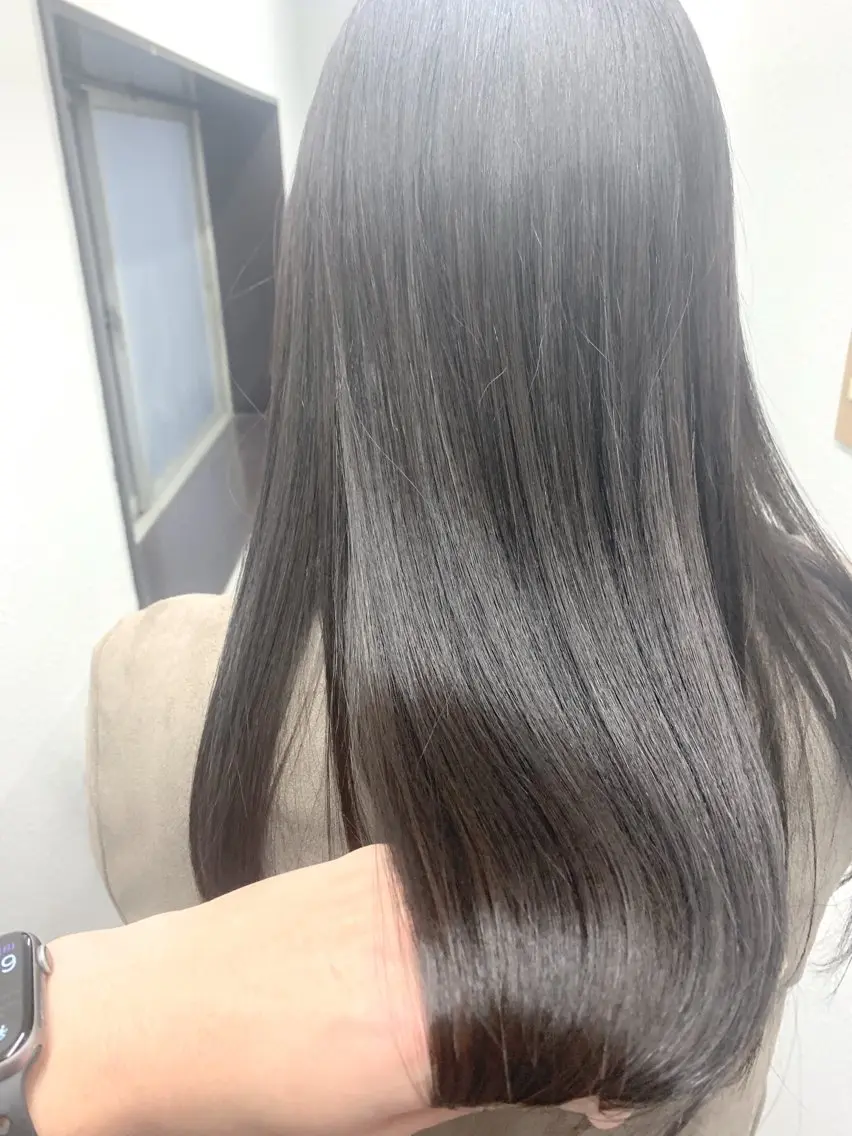 ロング カット 縮毛矯正 うる艶/レイヤー 🪞池袋LAND🪞のヘアスタイル