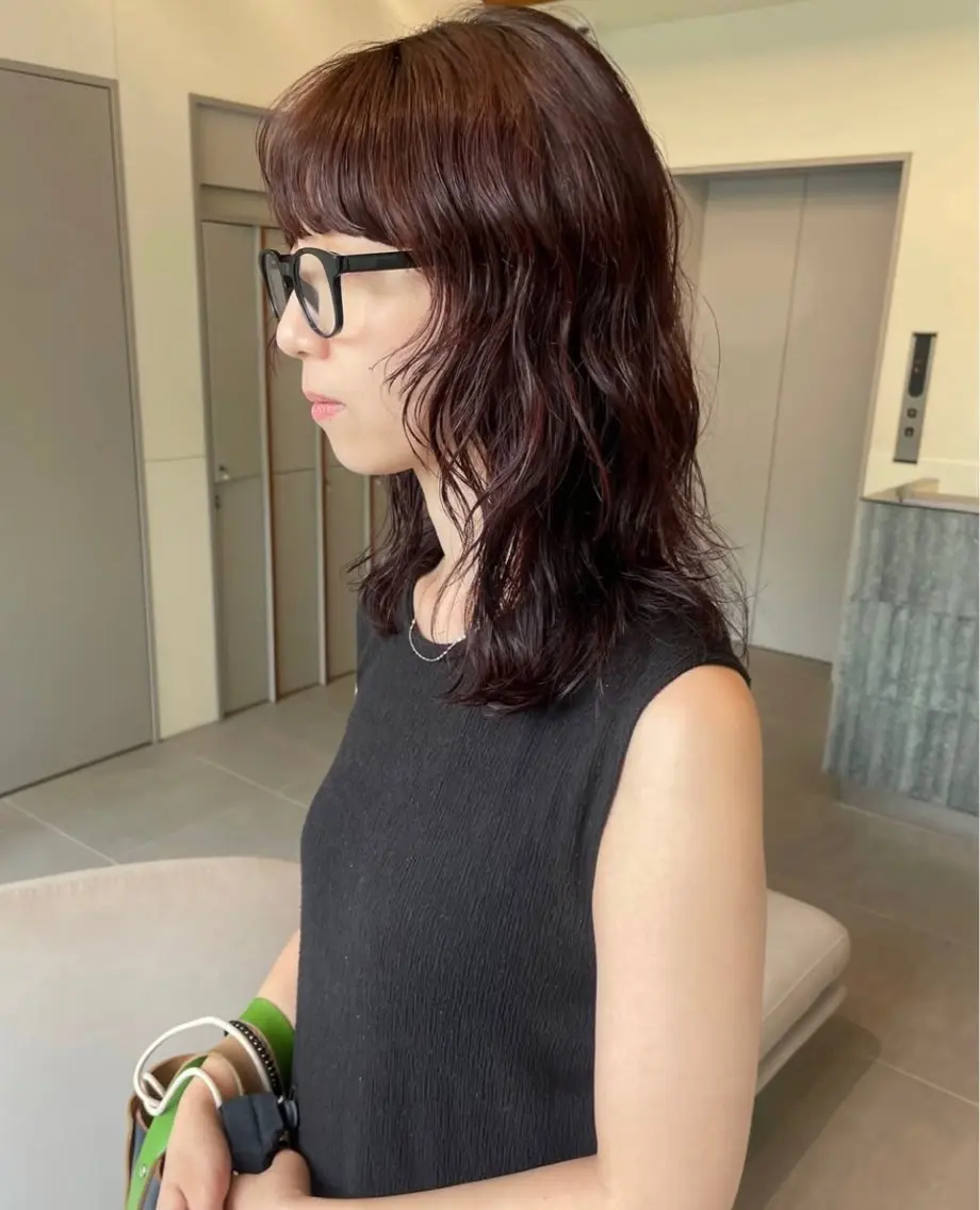 パーマ ☪️ブリーチ特化施術 /レイヤー🪽aiのヘアスタイル