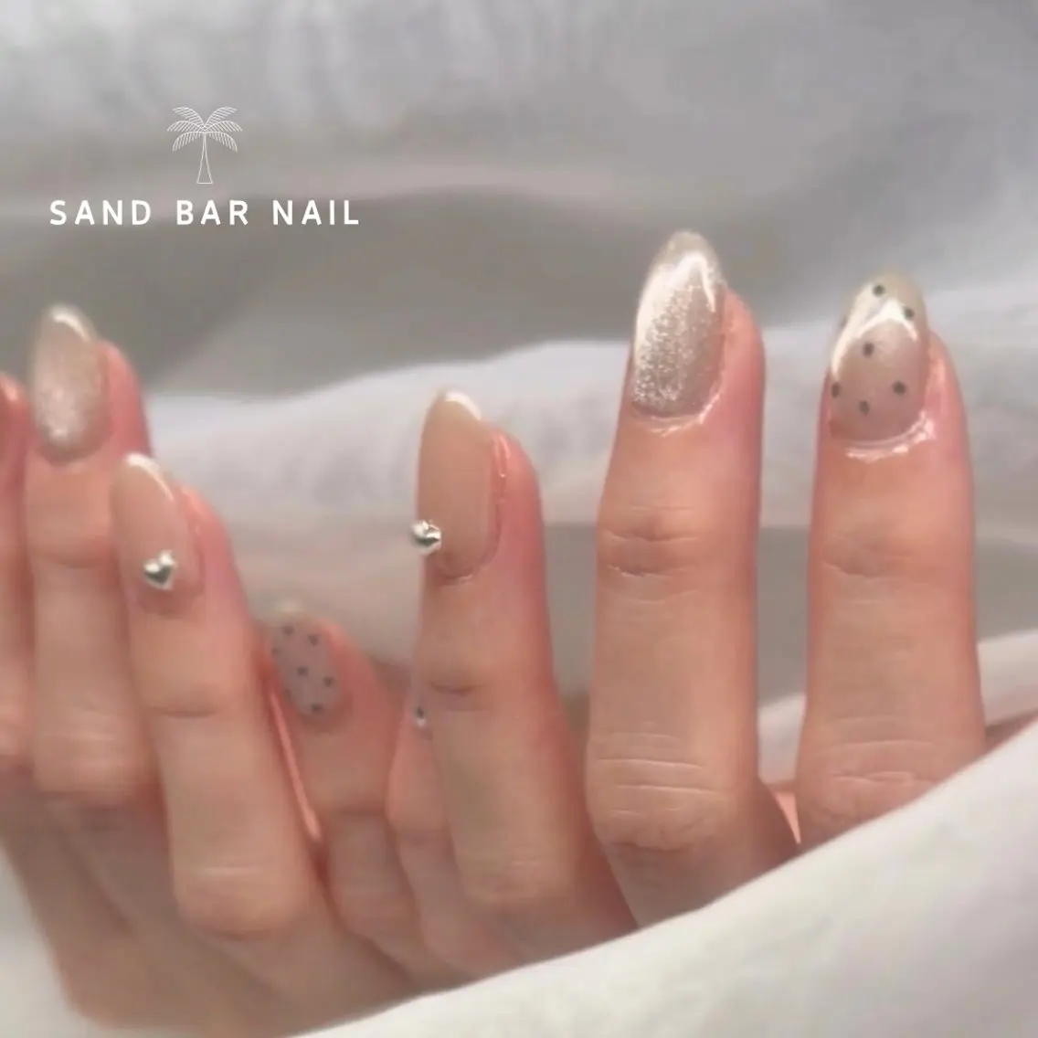 ネイル ハンドネイル SAND BAR NAILのネイルデザイン