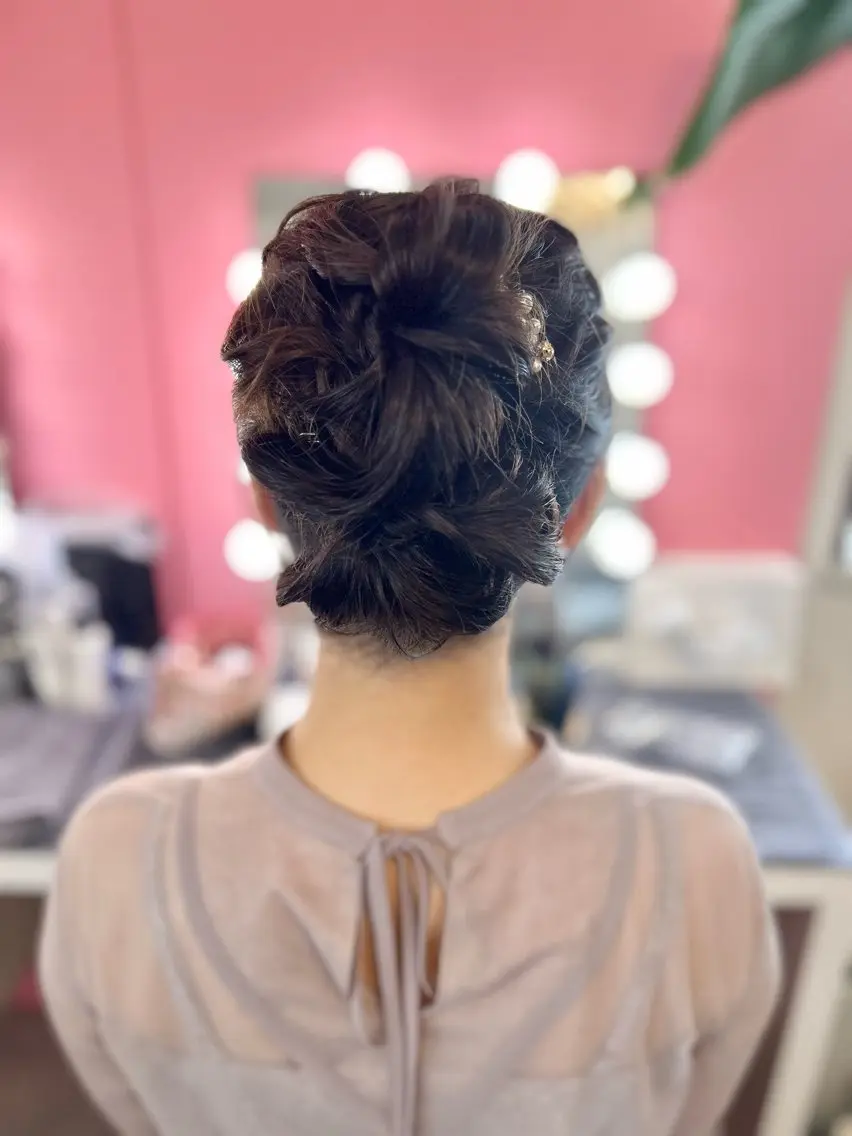 セミロング ヘアセット 北本 美幸のヘアスタイル