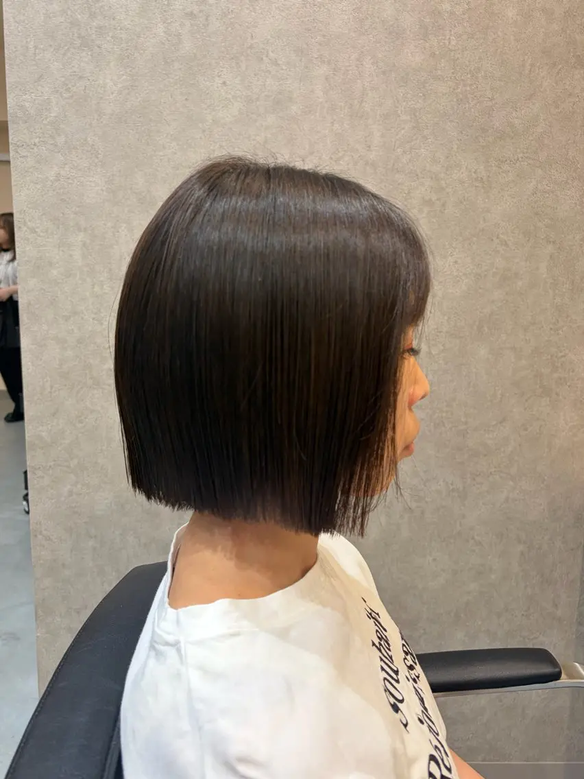 ショート ヘアカラー トリートメント 🎀透明感カラー /似合わせカット🎀のヘアスタイル