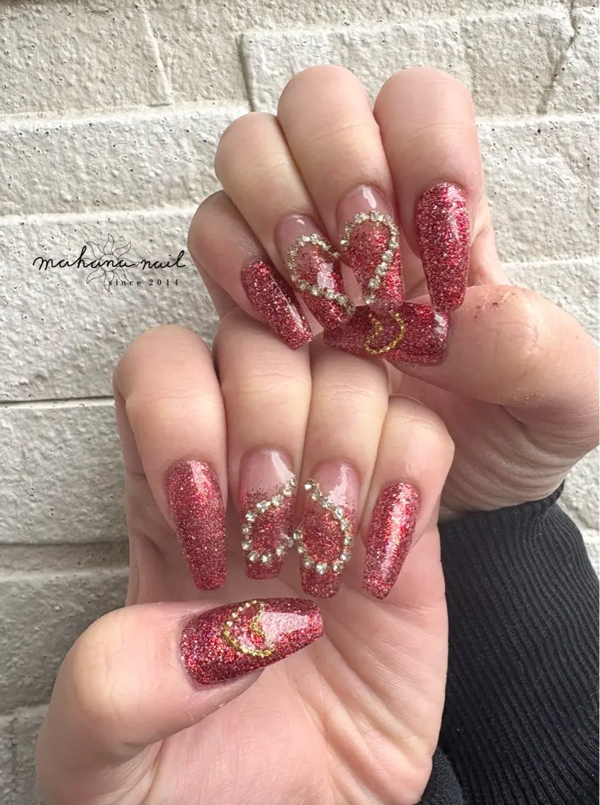 ネイル ロングネイル mahana nailのネイルデザイン