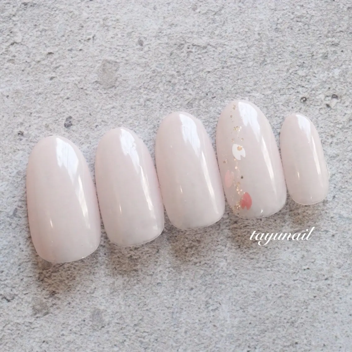 ネイル アートネイル ジェルネイル パラジェル シンプルネイル ハンドネイル ネイルサロン 【たゆnail】のネイルデザイン