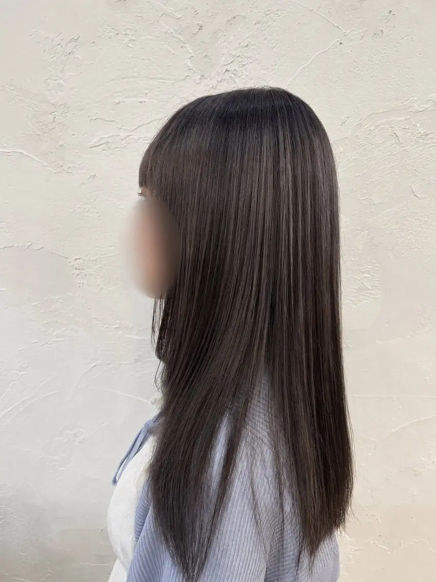 セミロング ヘアカラー 清水 颯人のヘアスタイル