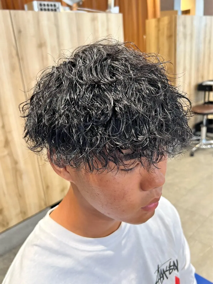 ショート パーマ メンズ メンズパーマ職人 加藤 弘貴のヘアスタイル
